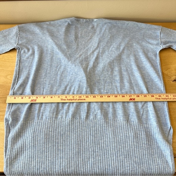 RAFFI CARDIGAN NWOT S COTTON SINGLE BUTTON SIDE SLITS LIGHTWEIGHT BREATHABLE - Picture 9 of 13